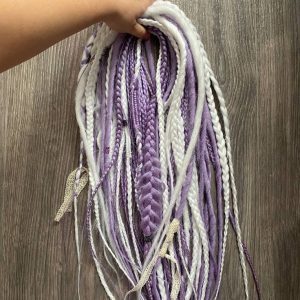 Extensão de Dreads Sintéticos Coloridos